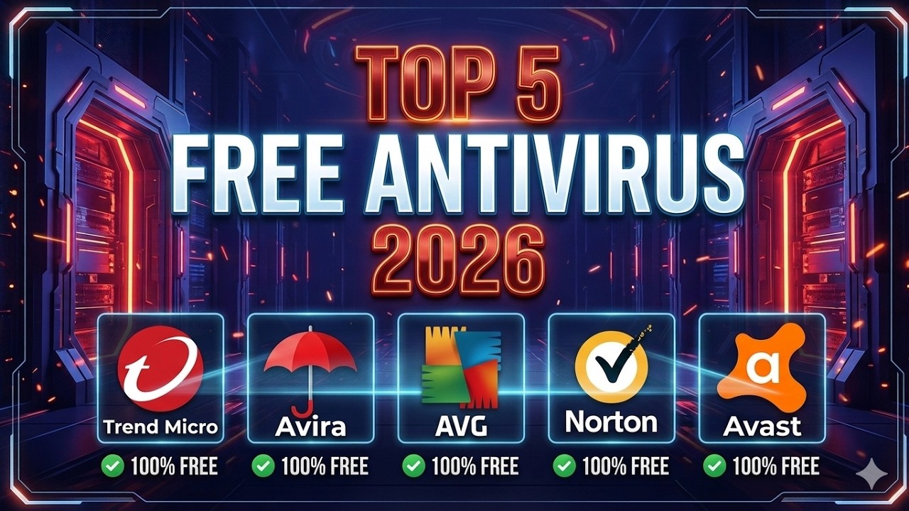 Top 5 Antivirus Tools Every Computer Needs in 2026 - YouTube