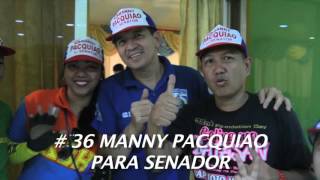 Manny Pacquiao for Senator...