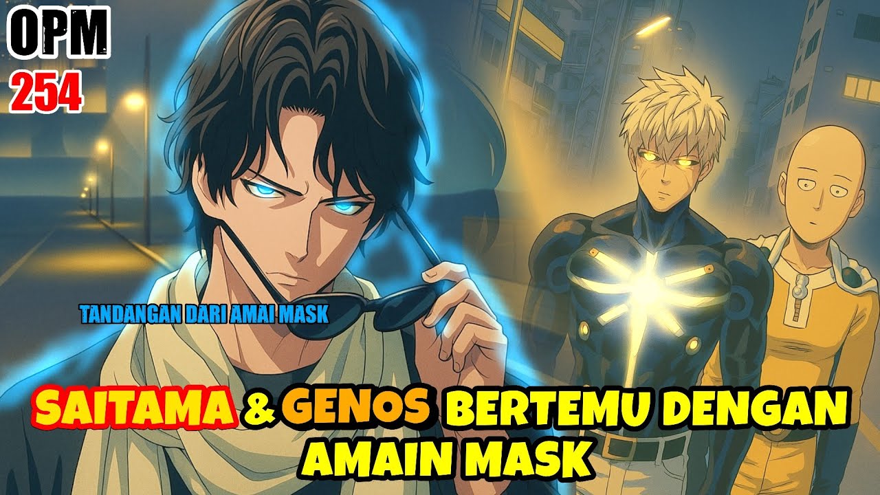 Memasuki Arc Amai Mask !!! Saitama & Genos Dihadang Amai Mask😱 ° Review Manga One Punch Man 254