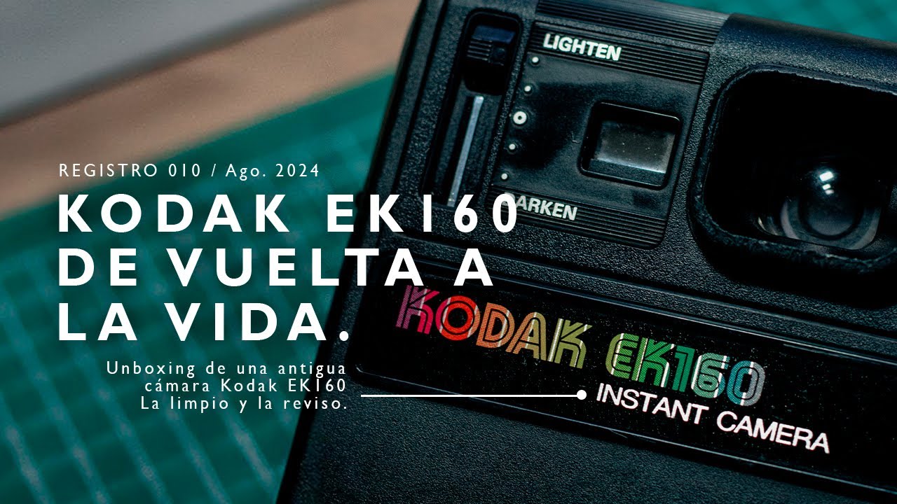 🧽 Cámara retro: Unboxing y primer vistazo a la Kodak Ek160 - YouTube