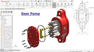 SolidWorks Tutorial Gear Pump