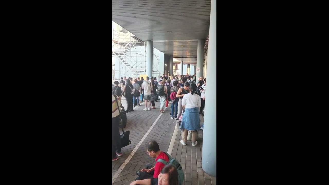 Fire Emergency and Evacuation at Perth Airport Australia 