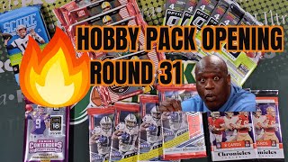 Random Football Card Hobby Pack Opening Round 31!