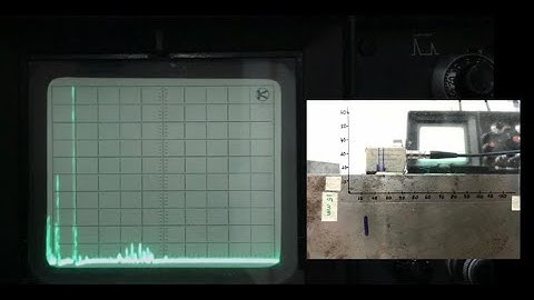 Ultrasonic Testing : Vertical Beam Profile Plotting