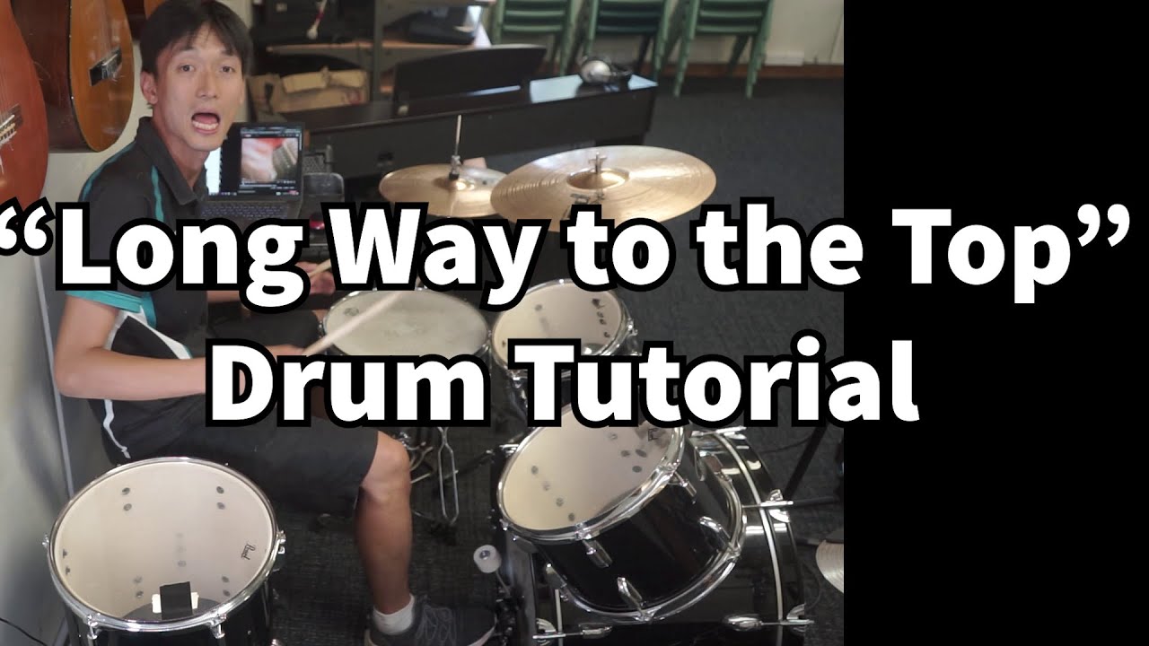 [Drums] Long Way to the Top - AC/DC Tutorial - YouTube