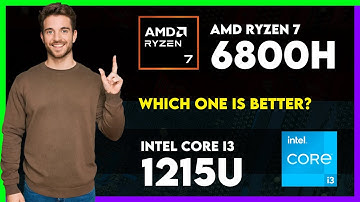 AMD Ryzen 7 6800H vs Intel Core i3 1215U Comparison
