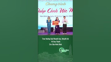 Trao thưởng Quỹ Khuyến học, khuyến tài Vũ Duy Thanh I Ninh Bình Hôm Nay