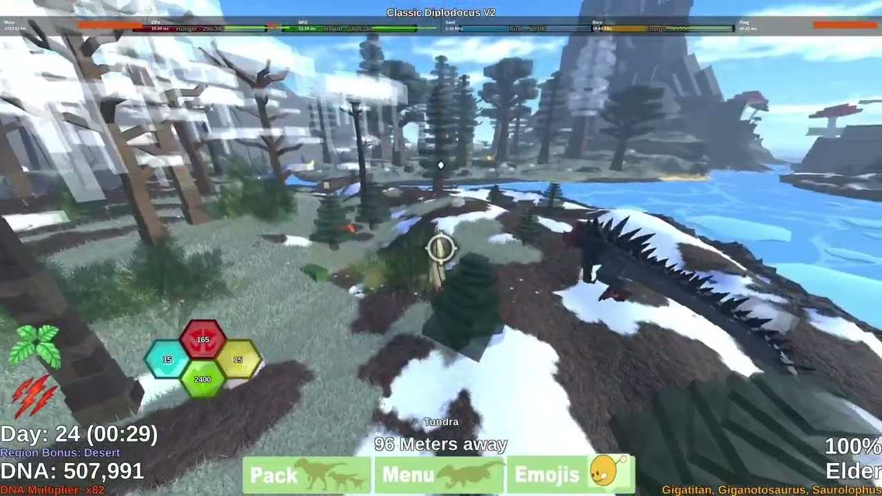 Classic diplodocus vs apex hothead megavore