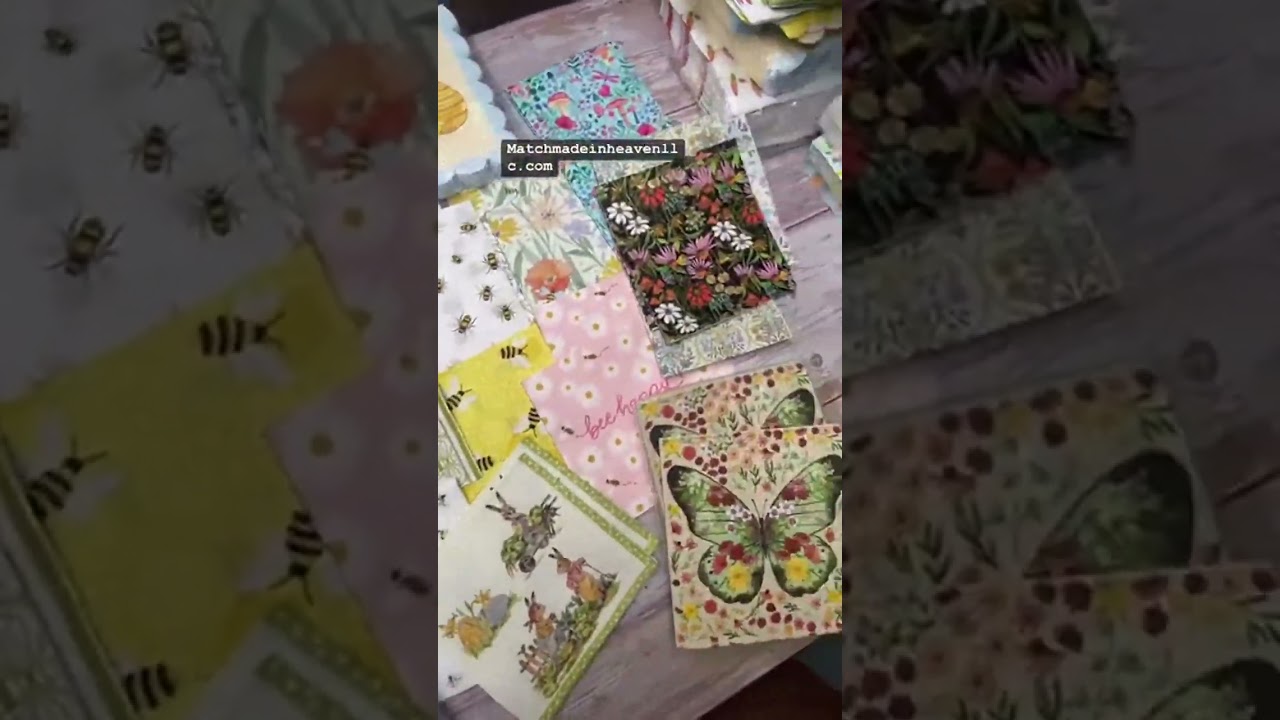 Yay! Still working on the website but the napkins are up!!! Go check them out! As a bonus first 10