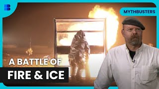 Flame vs Ice: Who Wins?  Mythbusters  S07 EP22  Science Documentary