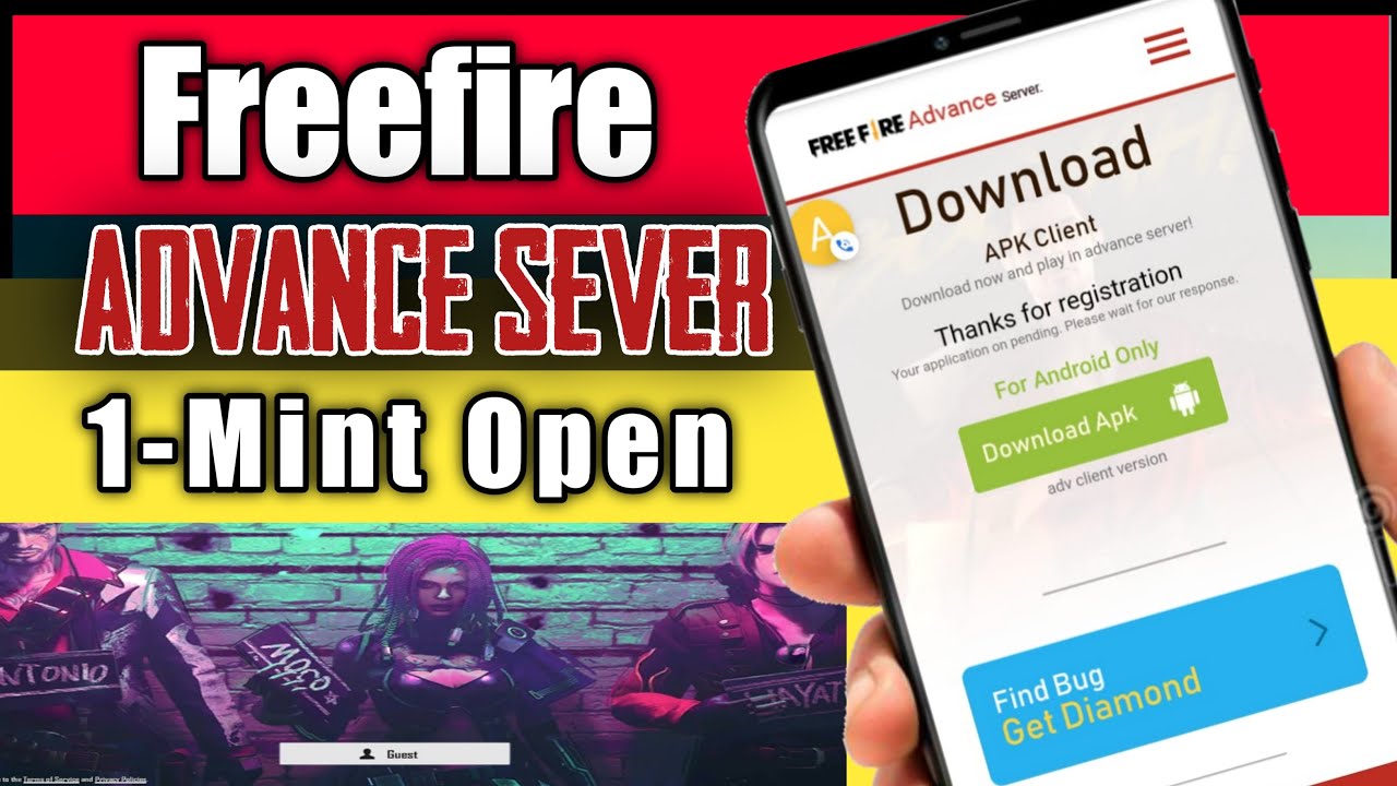 How To Open Free Fire Advance Server Free Fire Advanced Server Open
