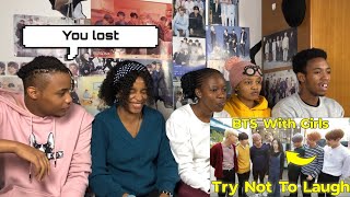 Lennerz Gang react to BTS With Girls Try Not To Laugh