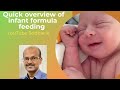 A quick overview of infant formula feeding dr sridhar k