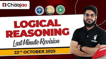 MDCAT 2025 | Logical reasoning Last-Minute Revision