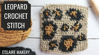 Leopard Stitch: Tapestry Crochet Stitch Tutorial