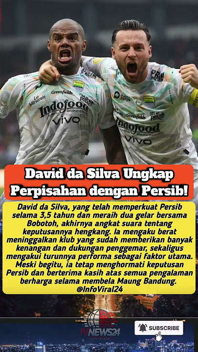 David da Silva Akhirnya Buka Suara Tinggalkan Persib! #persib #sports #shorts