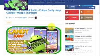 كود سورس CODE SOURCE Android Studio Eclipse Candy Jump  Admob  Multiple Characters screenshot 5