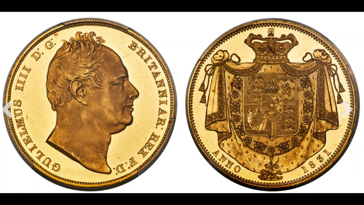 Great Britain William IV gold Proof Pattern 5 Pounds 1831 PR63 Deep Cameo PCGS, KM Pn99