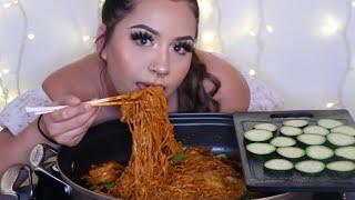 SPICY NOODLE MUKBANG | WHILE HIGH