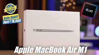 Apple MacBook Air M1 Unboxing & Quick Review in Hindi | Flipkart Big Billion Days Sale Unit