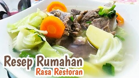 RESEP SOP TULANG SAPI | ENAK SEDERHANA | RESEP RUMAHAN
