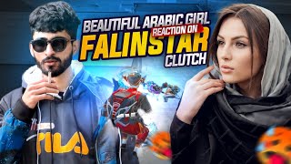 Arbi Girl Reaction On Falinstar Clutch 😍 | FalinStar Gaming | PUBG MOBILE