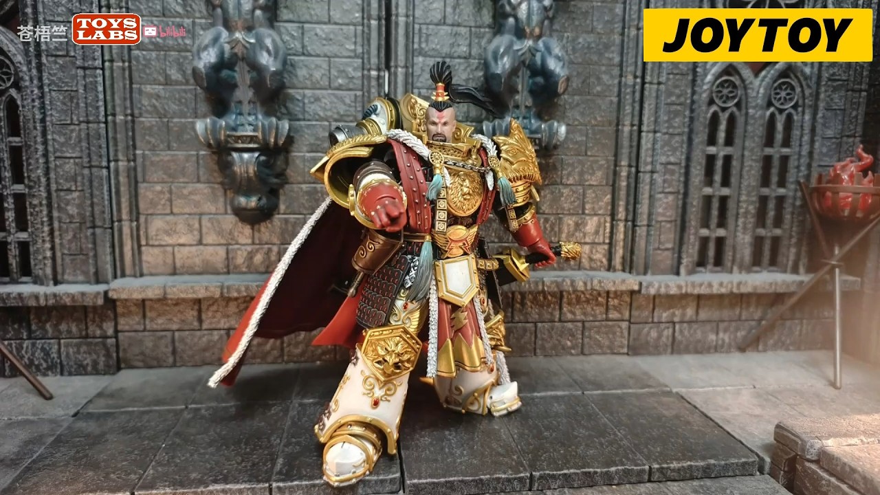 暗源可汗第五军团基因原体Joytoy Warhammer White Scars Jaghatai Khan 