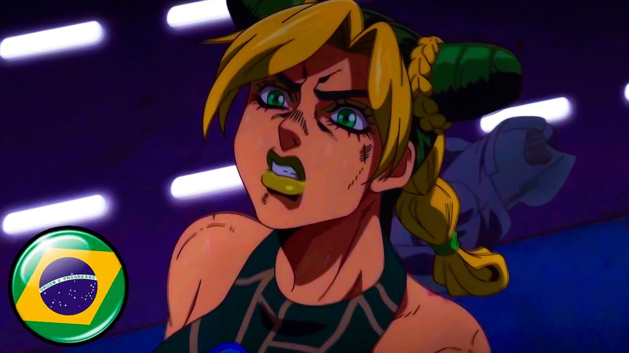 Jolyne- Meu xixi ta flutuando - stone ocean dublado 