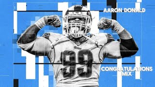 Information Aaron Donald X Post Malone -(Congratulations) NFL Mix Update
