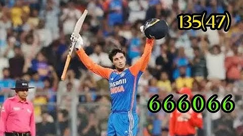 India vs England T20 47 Balls 135 Runs Abhishek Sharma one over 32 runs