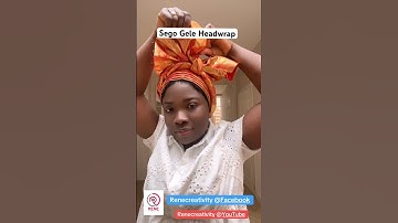 How To Tie Your Own Sego Gele #turban #headwrapping #tutorial