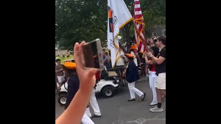 F these losers seriously (Protestors interrupt memorial day parade)