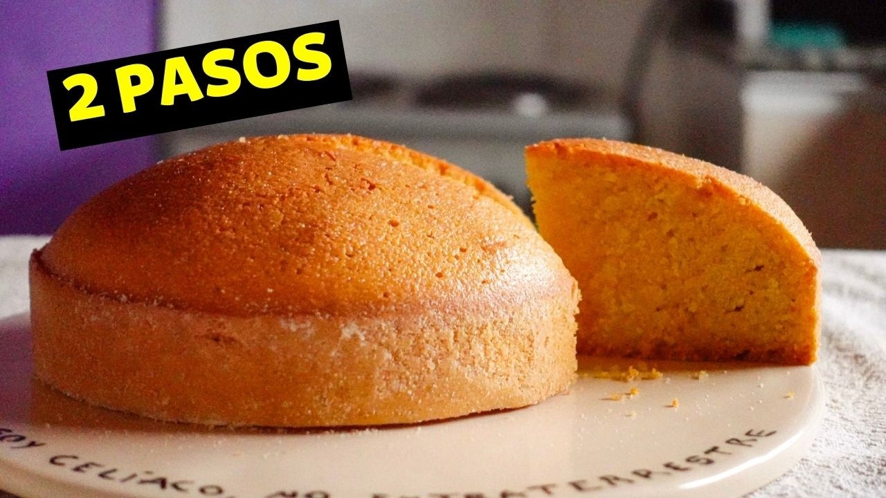 👉 TORTA de POLENTA sin harina y SIN BALANZA [100% en licuadora]