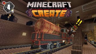 I Connected my Entire Server with TRAINS in Create Survival Minecraft 1.20