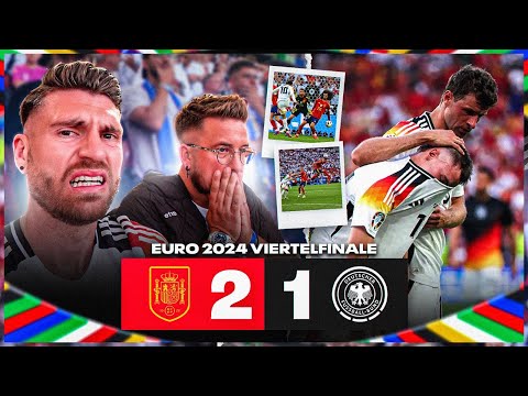 Ist das Bitter 😰 Deutschland VS Spanien 🇩🇪🇪🇸EM Viertelfinale Stadion Vlog ⚽️