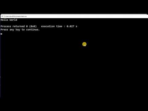 Installing and using Code::Blocks on Windows