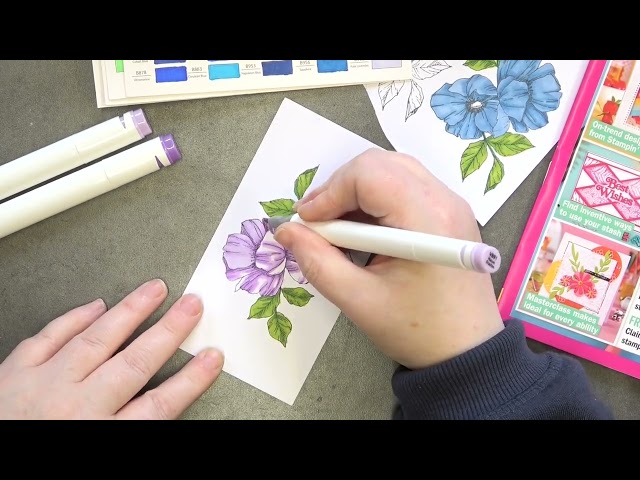 Simply Cards And Papercraft Magazine Issue 256 Lets Use The Stencils and Stamp set class=