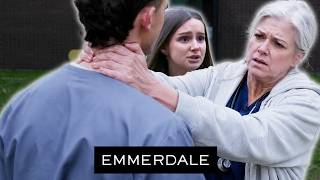 Dr Todd Attacks Jacob After He Exposes Her Truth Emmerdale