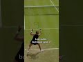 The chances of getting hit by a tennis ball are low, but never zero 😬 #tennis #shorts #sports