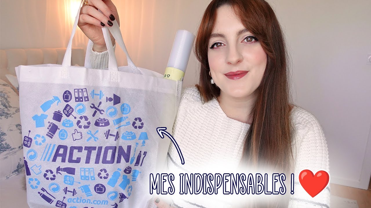 MES INDISPENSABLES chez ACTION ! 🥳 Ce que je rachète à chaque fois (petits prix) ❤️ | LOdoesmakeup