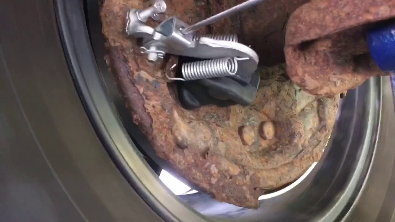 Tundra drum brake star adjuster Easy Method YouTube