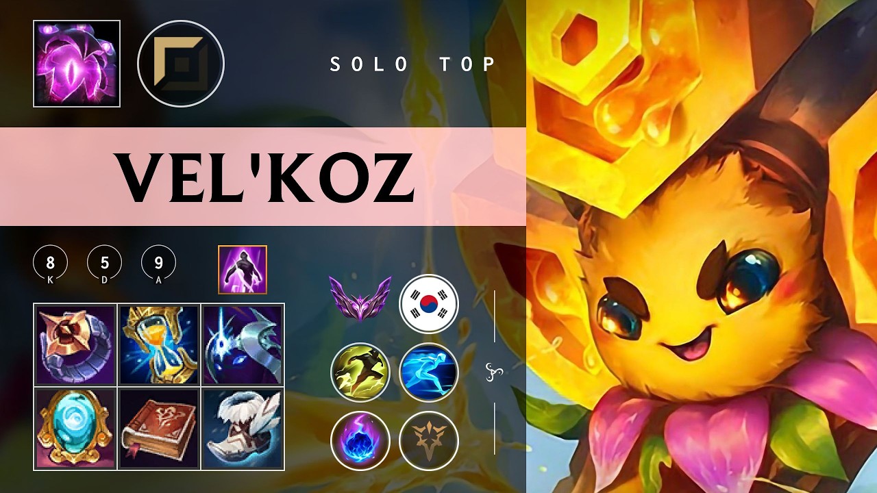 Vel'Koz Top vs Rek'Sai - KR Master Patch 26.03