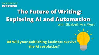 What to do to keep your sanity and business when the  AI writing wave hits Amazon.