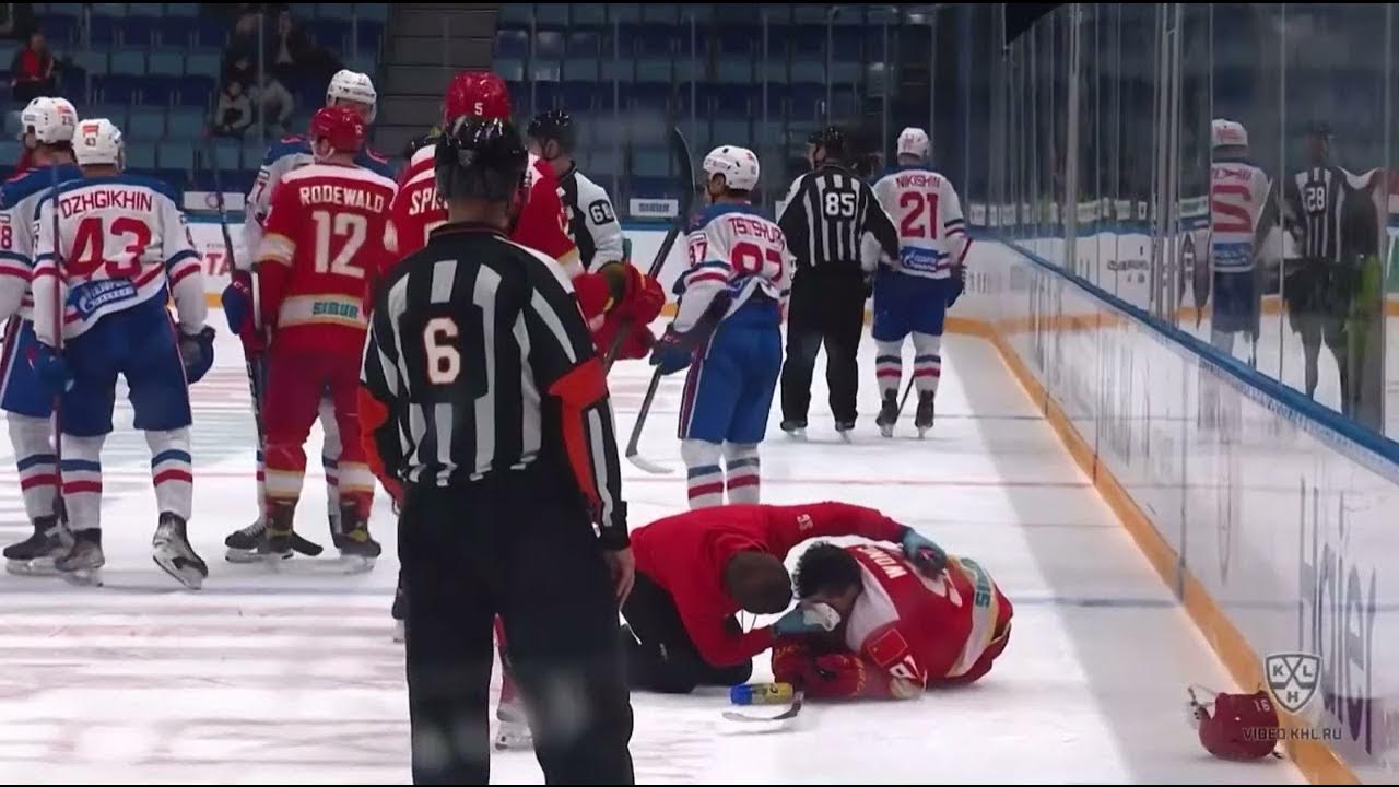 Хоккейная драка Россия