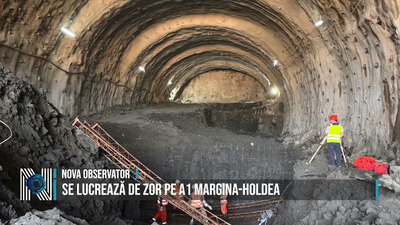 Se lucrează de zor pe A1 Margina-Holdea