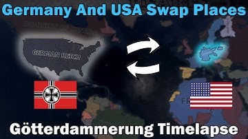 What happens if Germany and the US switch places with Götterdammerung DLC on? | Hoi4 Timelapse