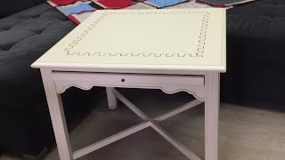 Как перекрасить журнальный столик ?