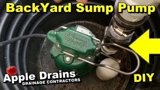 French Drain with Sump Pump, Easy DIY How to Install