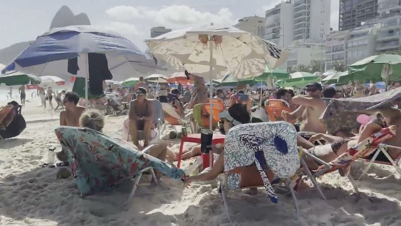 MUST SEE 🌞 Relaxing Rio Beach Walk In Warm Light ✨