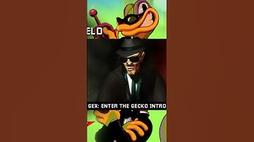 Gex - Enter the Gecko Introduction Cutscene #shorts #gexenterthegecko #ps1 #nostalgia #duckstation